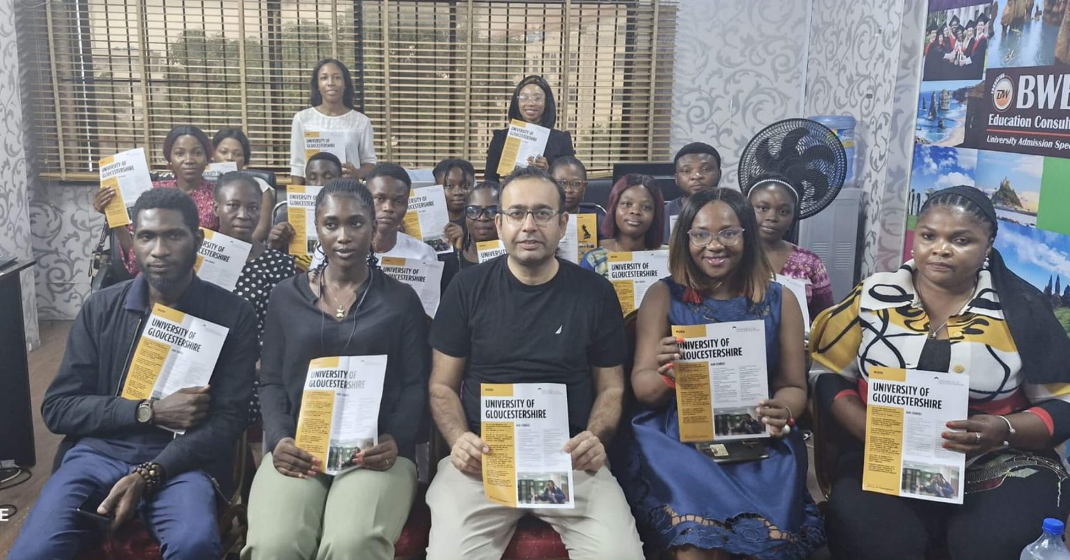 Open Day of University of Gloucestershire! at BWBS Nigeria Office - October 2024