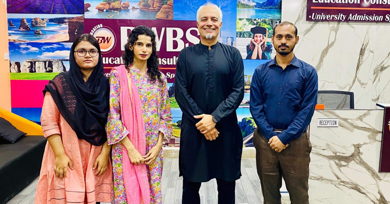 University of Hull (London Campus) visits BWBS Pakistan office - November 2024